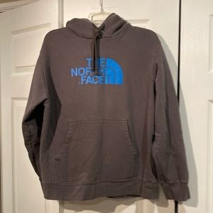 Grey the north face hoodie